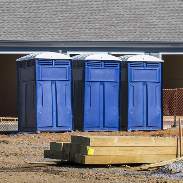 what is the maximum capacity for a single porta potty in West Lebanon Pennsylvania